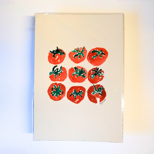 Tomato Bundle Watercolor 7x10