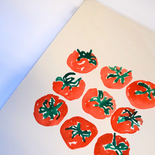 Tomato Bundle Watercolor 7x10