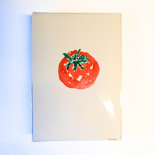 Singular Tomato Watercolor 7x10