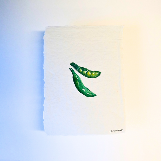 Peas Watercolor Mini 5x7