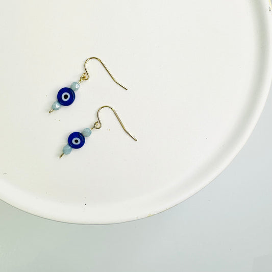 Evil Eye Beaded Earrings