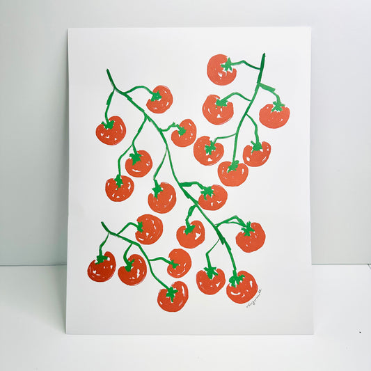 Cherry Tomato Print 8x10