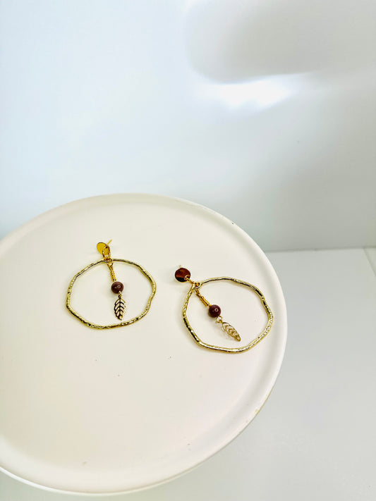 Dainty Beaded Statement Earrings