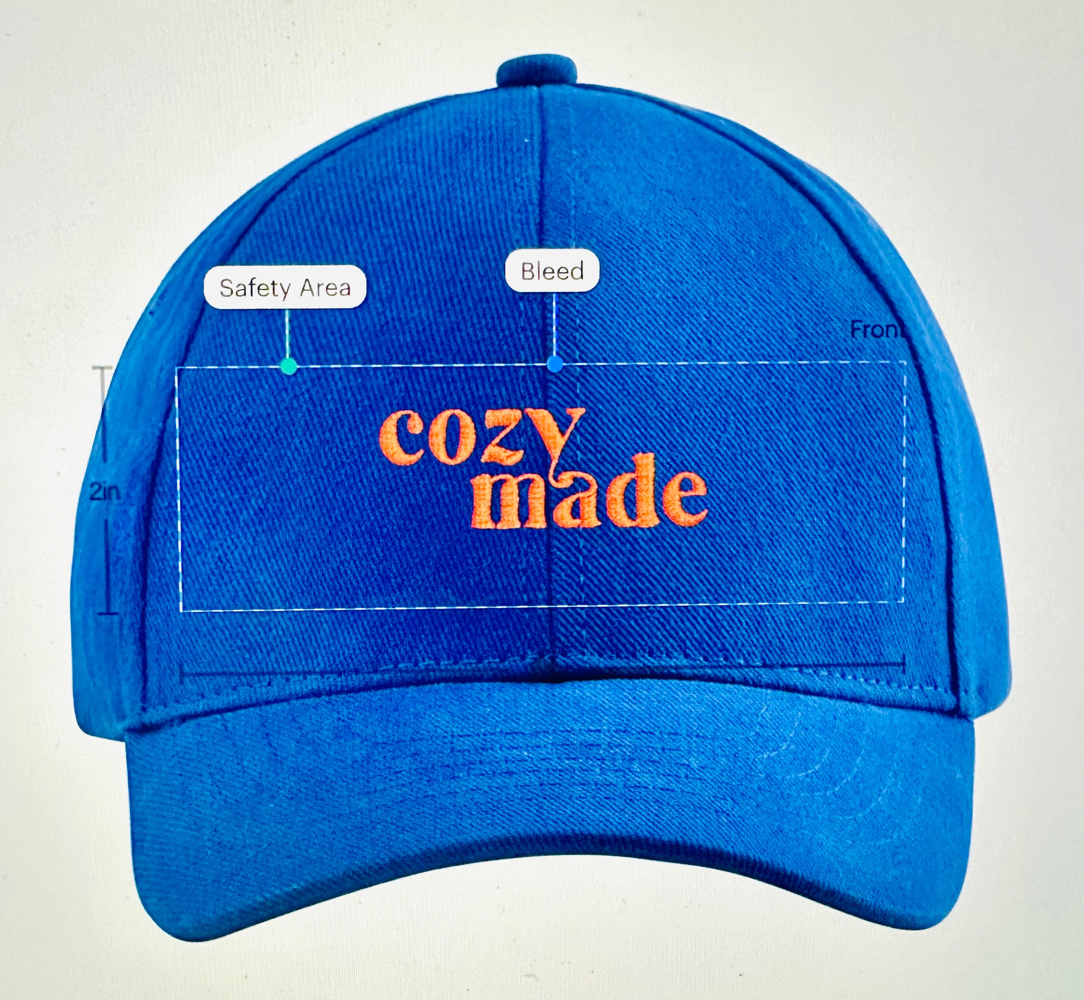 Cozy Made Embroidered Cap